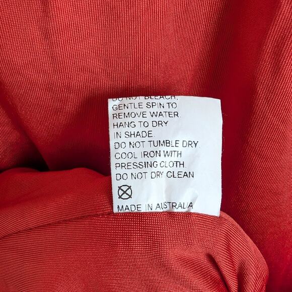 Bec + Bridge Ella Flame Orange Cutout Slit Midi Sleeveless Dress, size 10 - Picture 10 of 14